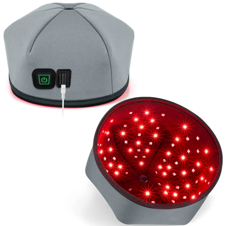 LED Scalp Massager with Red Light Therapy