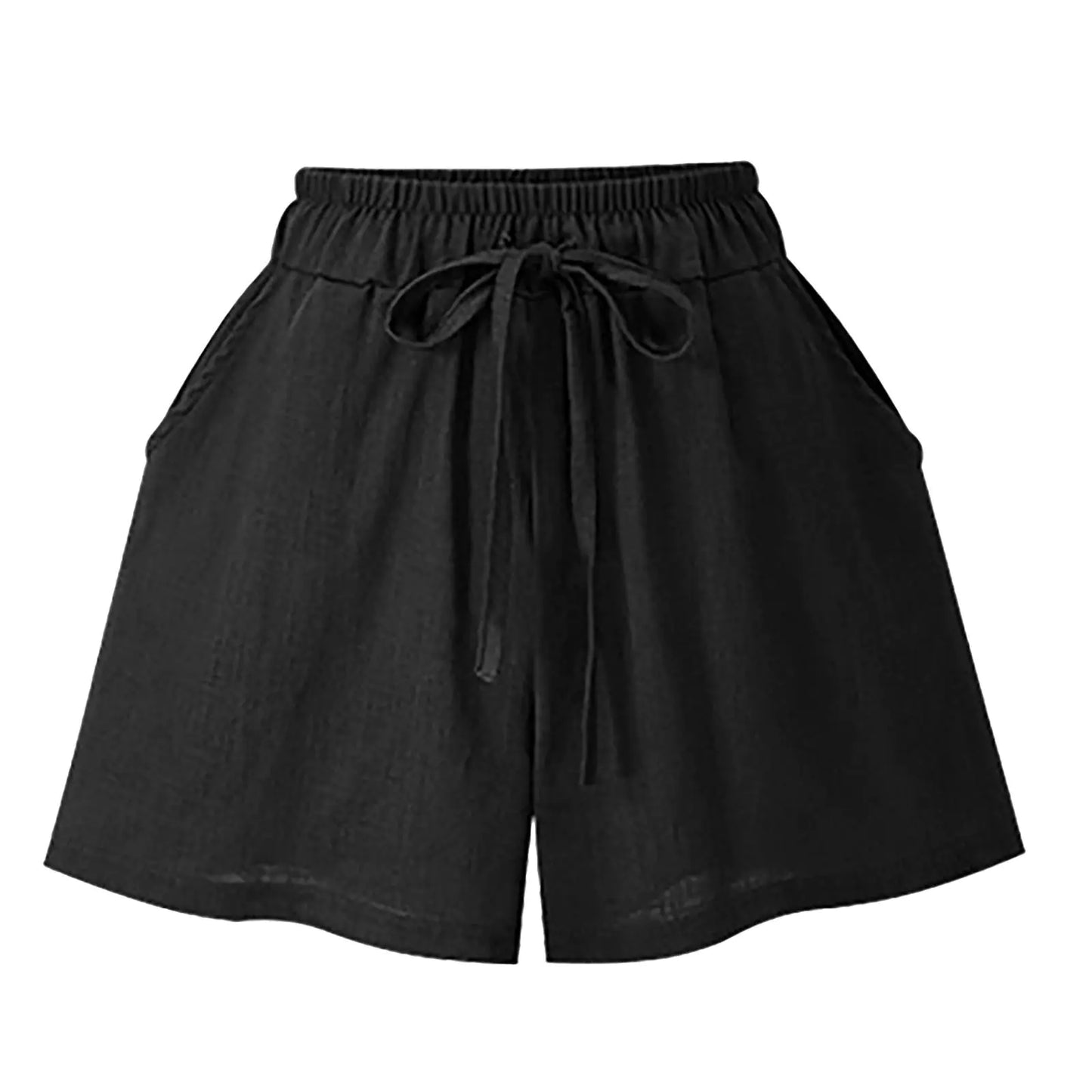 Plus Size Women's Summer Loose High Waist Shorts