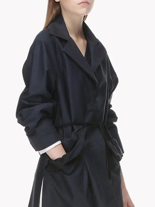 Plus Size Women's Loose Thin Windbreaker for Spring