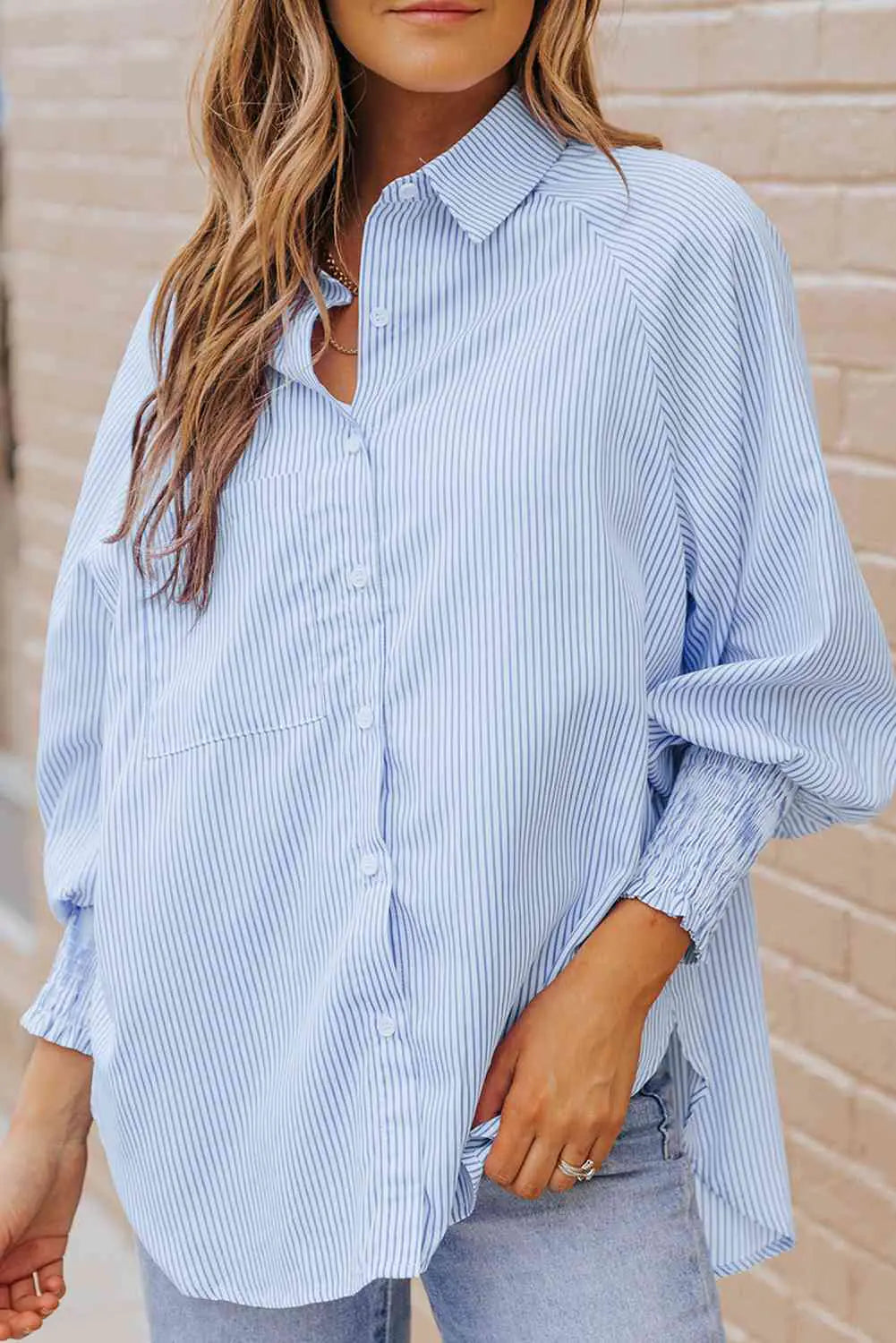 Fernanda Lantern Sleeve Shirt-