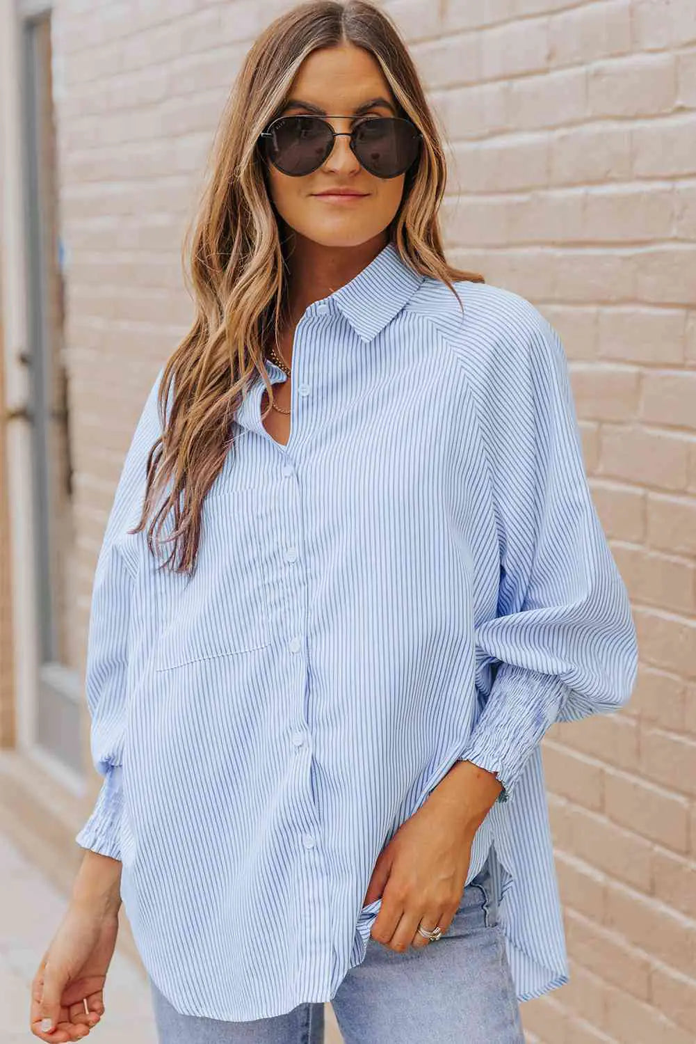 Fernanda Lantern Sleeve Shirt-